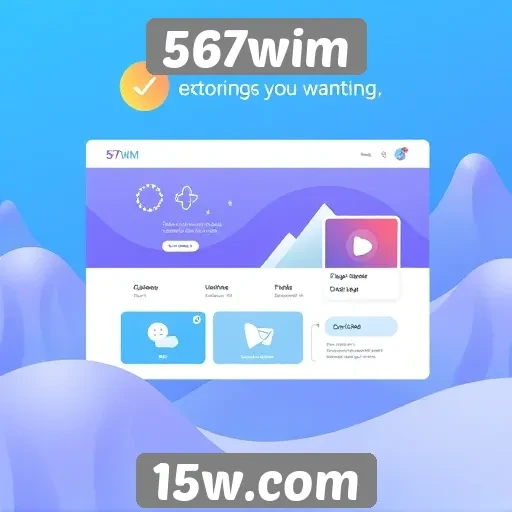 Interface de usuário do site 567wim e sua usabilidade